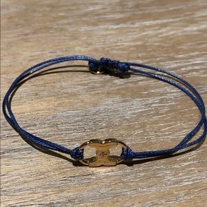 Navy Tory Burch bracelet